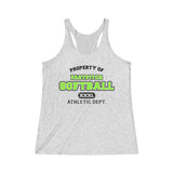 Softball Tank/ Property Of Fastpitch Softball Gift Tank Top