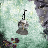 Halloween Snow Globe Ornaments/ Zombie Hand Graveyard Tree Ornament