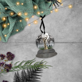 Halloween Snow Globe Ornaments/ Zombie Hand Graveyard Tree Ornament