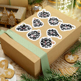 Halloween Stickers/ Cute Kawaii Black Polkadot Pumpkins Fall Collection Laptop Decal, Planner, Journal Vinyl Sticker Pack