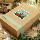 Christmas Stickers/ Holiday Coffee Whipped Cream Glam Laptop Decal, Planner, Journal Vinyl Stickers