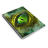 Halloween Journal/ Glam Ink Gothic Green Medieval Dragon Notebook/ Diary Gift