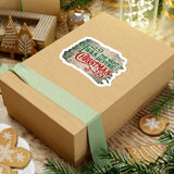 Christmas Stickers/ Old Fashion Twas The Night Before Laptop Decal, Planner, Journal Vinyl Stickers