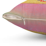 Summer Gnome Throw Pillow/ Watermelon Foil Balloons And Tie Dye Beach Surfing Gnome With Palm Tree Summer Décor