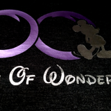 Disney 100 Anniversary Shirts/ Mickey Mouse 100 Metallic Purple And Platinum Silver Years Of Wonder Vacation T-Shirts