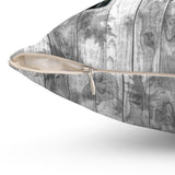 Halloween Throw Pillow/ Harvest Orange Pickup Truck With Pumpkins, Cute Ghost And Witch Decor