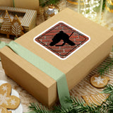 Hockey Stickers/ Caution Sign Brick Wall Goalie Laptop Decal, Planner, Journal Vinyl Stickers