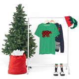 Christmas Bear Shirts/ Red Buffalo Plaid Bear Winter Holiday T shirts