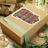 Christmas Stickers/ North Pole Coffee Company Laptop Decal, Planner, Journal Vinyl Stickers