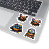 Halloween Stickers/ Zombie Creepy Pumpkin Monsters Collection Laptop Decal, Planner, Journal Vinyl Sticker Pack