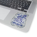 Christmas Stickers/ Let It Snow Filigree Snowman Laptop Decal, Planner, Journal Vinyl Stickers