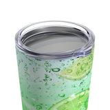 Lime Stainless Steel 20oz Tumbler/ Iced Summer Lime Slices Fruit Drink Travel Mug Gift
