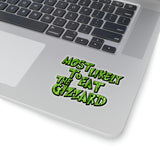 Christmas Stickers/ Funny Grinchy Quote Eat The Gizzard Laptop Decal, Planner, Journal Vinyl Stickers