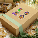 Halloween Stickers/ Party Balloon EEK, BOO, SPOOKY And RIP Laptop Decal, Planner, Journal Vinyl Sticker Pack