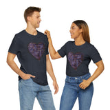 Valentine Shirts/ Distressed Purple Gothic Ephemera Journal Heart With Barbed Wire Frame T shirts