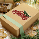 Christmas Stickers/ Old Fashion Farmhouse Truck Laptop Decal, Planner, Journal Vinyl Stickers