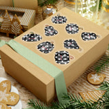 Halloween Stickers/ Cute Kawaii Black Polkadot Pumpkins Fall Collection Laptop Decal, Planner, Journal Vinyl Sticker Pack