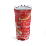 Watermelon Stainless Steel 20oz Tumbler/ Iced Summer Red Fruit Drink Travel Mug Gift