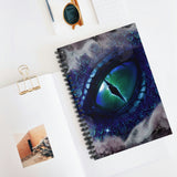 Halloween Journal/ Glam Ink Gothic Blue Medieval Dragon Notebook/ Diary Gift