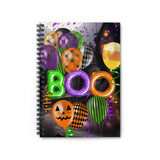 Halloween Journal/ Jack Olantern, Candy Corn Foil Party Balloons Notebook/ Diary Gift