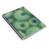 Halloween Journal/ Creepy Eyeballs Floating In Laboratory Liquid Notebook/ Diary Gift