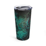 Pirate Sugar Skull Stainless Steel 20oz Tumbler/ Gothic Grunge Live Fast Die Pretty Travel Mug Gift