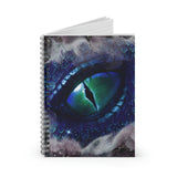 Halloween Journal/ Glam Ink Gothic Blue Medieval Dragon Notebook/ Diary Gift