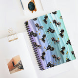 Unicorn Journal/ Black, Pink, Gold Cute Unicorn Fantasy Notebook/ Diary Gift