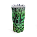 St. Patrick's Day Zebra Glam Irish Shamrocks 20oz Tumbler/ Travel Mug
