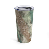 Vintage Steampunk Glam Stainless Steel 20oz Tumbler/ Teal Grunge Edison Bulbs Travel Mug Gift