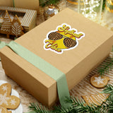 Softball Stickers/ Softball Vibes Leopard Glasses Laptop Decal, Planner, Journal Vinyl Stickers