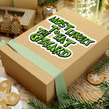 Christmas Stickers/ Funny Grinchy Quote Eat The Gizzard Laptop Decal, Planner, Journal Vinyl Stickers