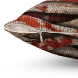 Halloween Throw Pillow/ Bloody Mummy Gauze Wrap With Peeking Creepy Monster Eye Decor