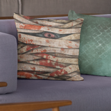 Halloween Throw Pillow/ Bloody Mummy Gauze Wrap With Peeking Creepy Monster Eye Decor