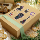 Halloween Stickers/ Day Of The Dead Dia De Los Muertos Fantasy Collection Laptop Decal, Planner, Journal Vinyl Sticker Pack