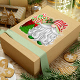 Christmas Stickers/ Holiday Gnome With Candy Canes Laptop Decal, Planner, Journal Vinyl Stickers