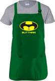 Batman Buttman Apron Gift/ Funny Batman Logo Adult BBQ/ Cooking Adjustable Apron