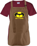Batman Buttman Apron Gift/ Funny Batman Logo Adult BBQ/ Cooking Adjustable Apron