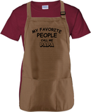 Grandfather Apron/ Grandpa, Papa Quote BBQ/ Cooking Adjustable Father’s Day Apron/ My Favorite People Call Me Papa