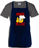 Pizza Apron Gift/ Angry Chef Adult BBQ/ Funny Emoji Cooking Adjustable Apron