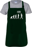 Funny Evolution Apron Gift/ Evolution Of Man Adult BBQ/ Funny Go Back We Screwed Everything Up Adjustable Apron