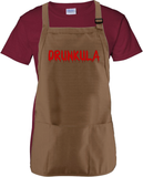 Halloween Drunkula Dracula Apron/ Dracula Monster Party Funny Drinking Costume BBQ/ Cooking Adjustable Apron