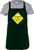 Retirement Apron Gift/ Warning Retired And plenty Of Time To Tell You About It Adult BBQ/ Cooking Adjustable Funny Apron