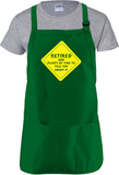 Retirement Apron Gift/ Warning Retired And plenty Of Time To Tell You About It Adult BBQ/ Cooking Adjustable Funny Apron
