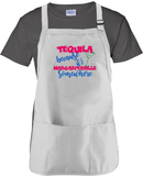 Tequila Margaritaville Cooking Apron Gift/ Tequila Because It’s Margaritaville Somewhere Adjustable Kitchen Apron