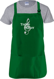 Treble Maker Cooking Apron Gift/ Music Lover/ Musician Adjustable Kitchen Apron