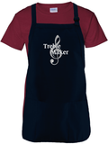 Treble Maker Cooking Apron Gift/ Music Lover/ Musician Adjustable Kitchen Apron