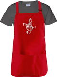Treble Maker Cooking Apron Gift/ Music Lover/ Musician Adjustable Kitchen Apron