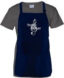 Treble Maker Cooking Apron Gift/ Music Lover/ Musician Adjustable Kitchen Apron