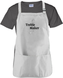 Treble Maker Cooking Apron Gift/ Music Lover/ Musician Adjustable Kitchen Apron